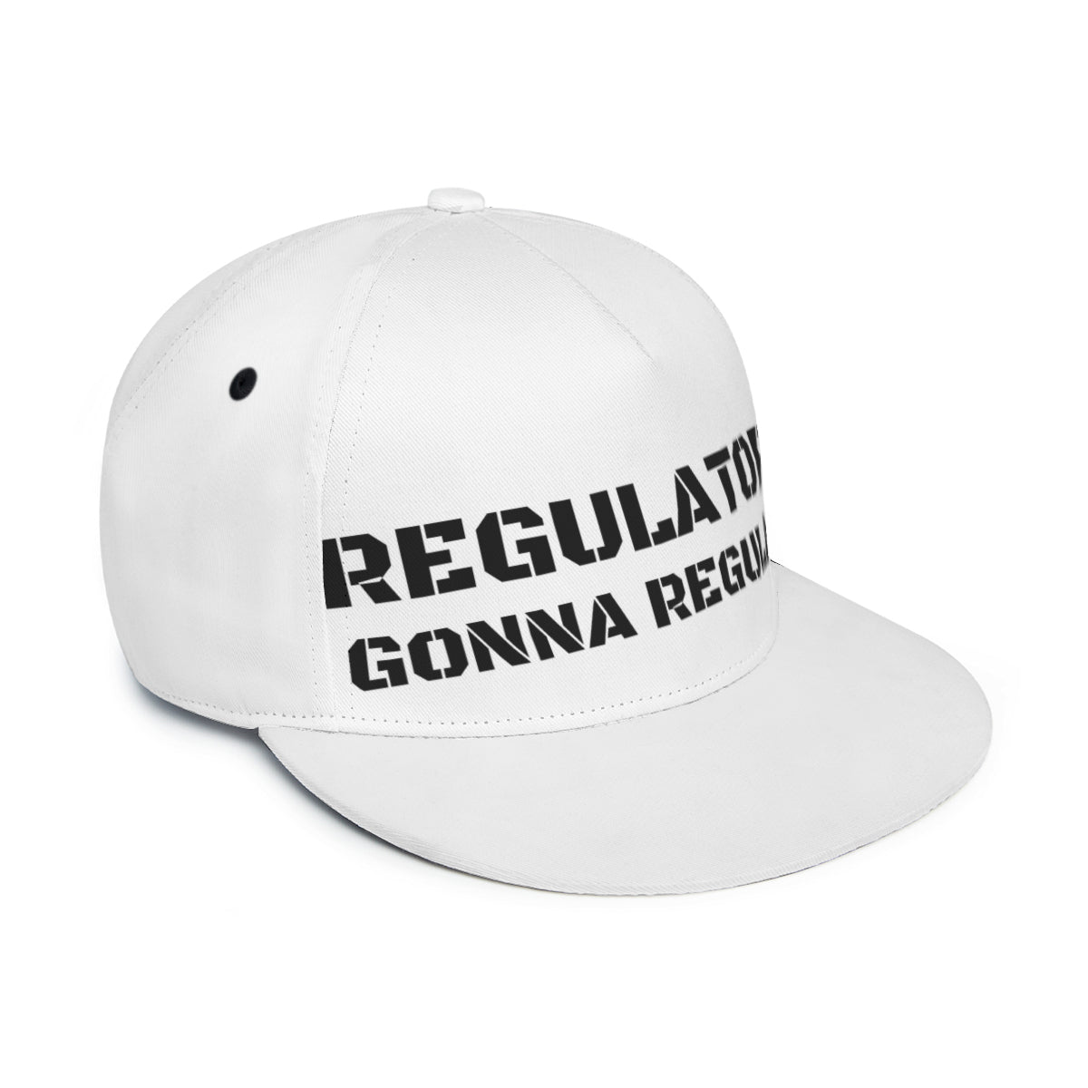 Regulator's Shield Flat Visor Brim Hat - Regulators Gonna Regulate