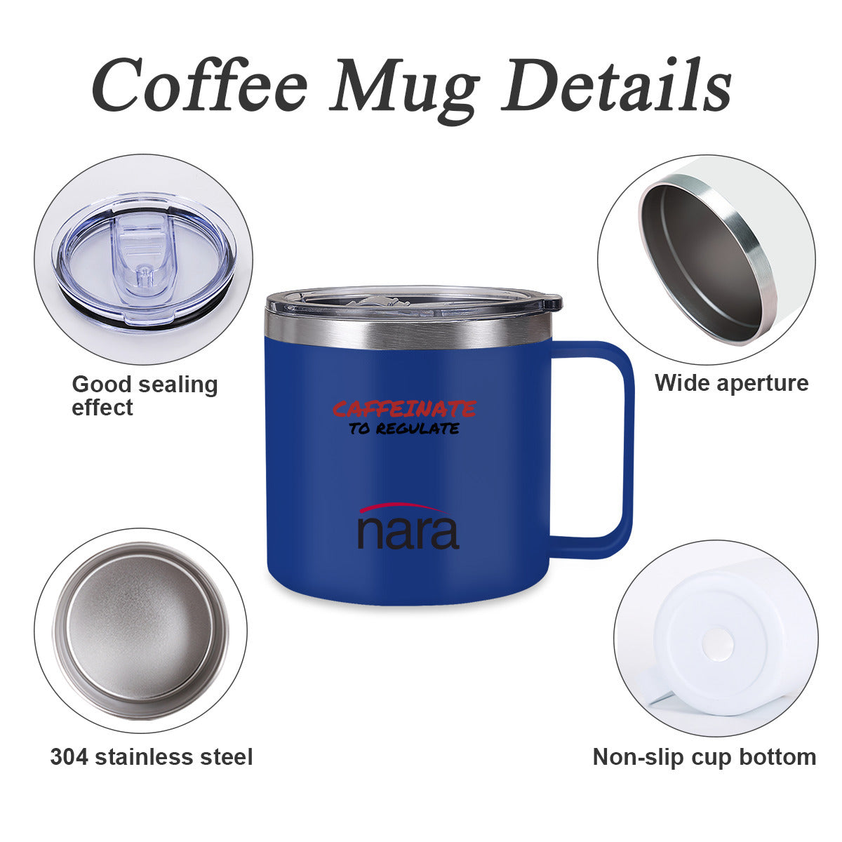 Regulator's Java Juggler Insulated Coffee mug - Caffeinate to Regulate