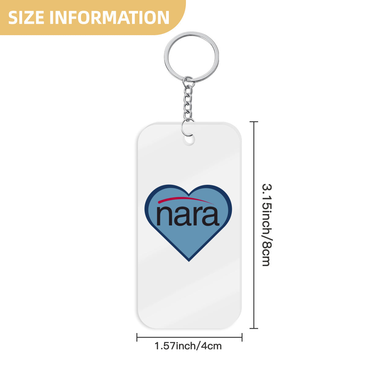 Regulator's Precision Double-Sided Acrylic Keychain - Heart of Regulation