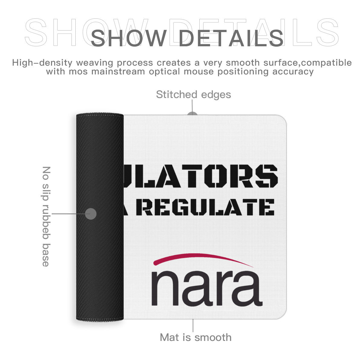 Regulator's Rest Rectangle Mouse Pad - Regulators Gonna Regulate