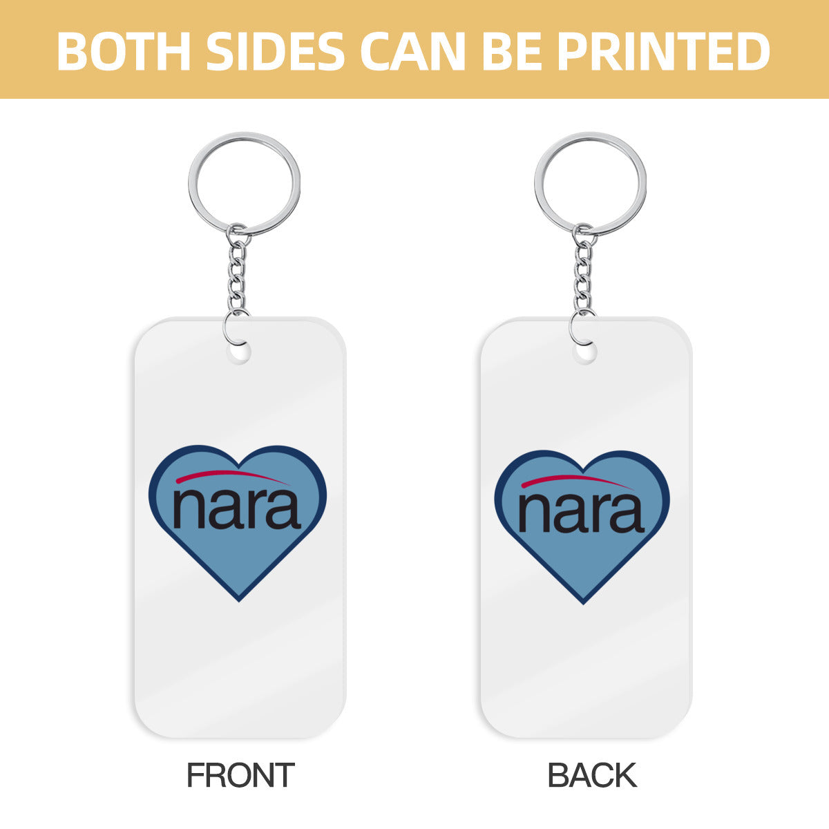 Regulator's Precision Double-Sided Acrylic Keychain - Heart of Regulation