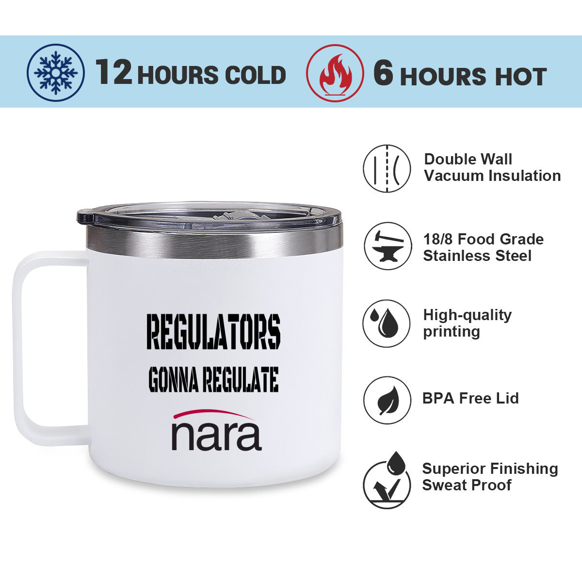 Regulator's Java Juggler Insulated Coffee mug - Regulators Gonna Regulate