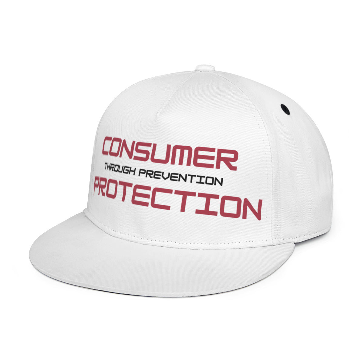 Regulator's Shield Flat Visor Brim Hat - Consumer Protection through Prevention