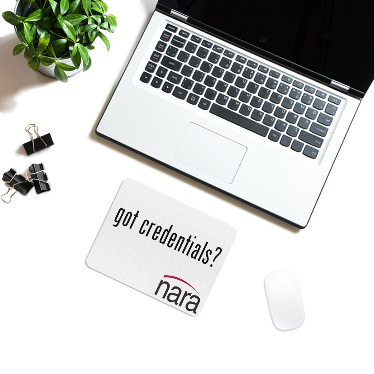 Regulator's Rest Rectangle Mouse Pad - got credentials?