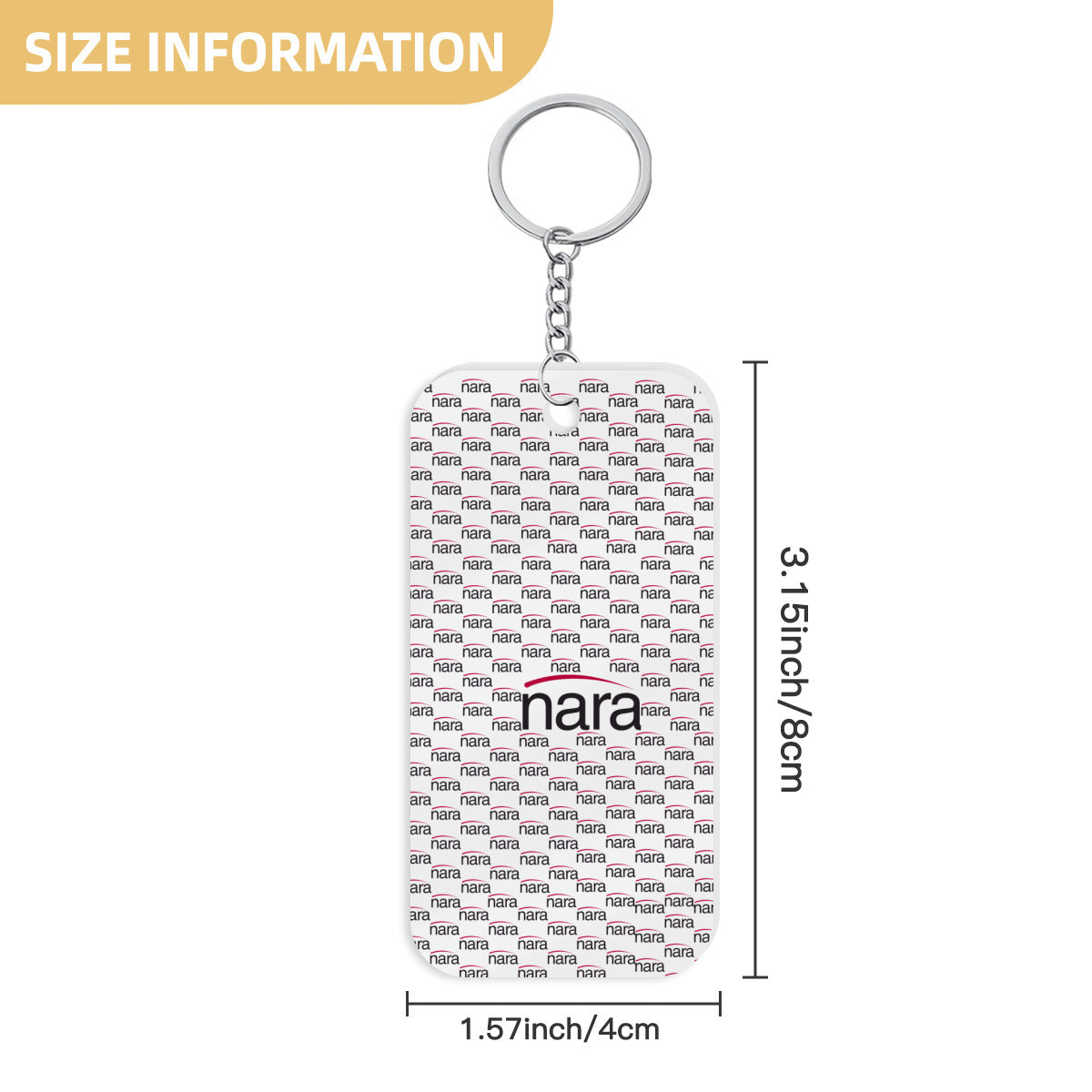 Regulator's Precision Double-Sided Acrylic Keychain - NARA QuantuMatrix