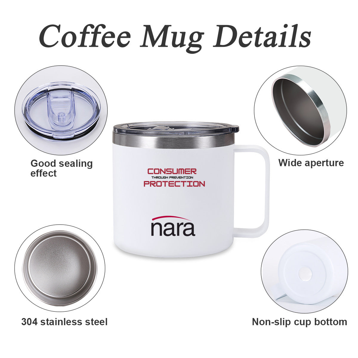 Regulator's Java Juggler Insulated Coffee mug - Consumer Protection Through Prevention