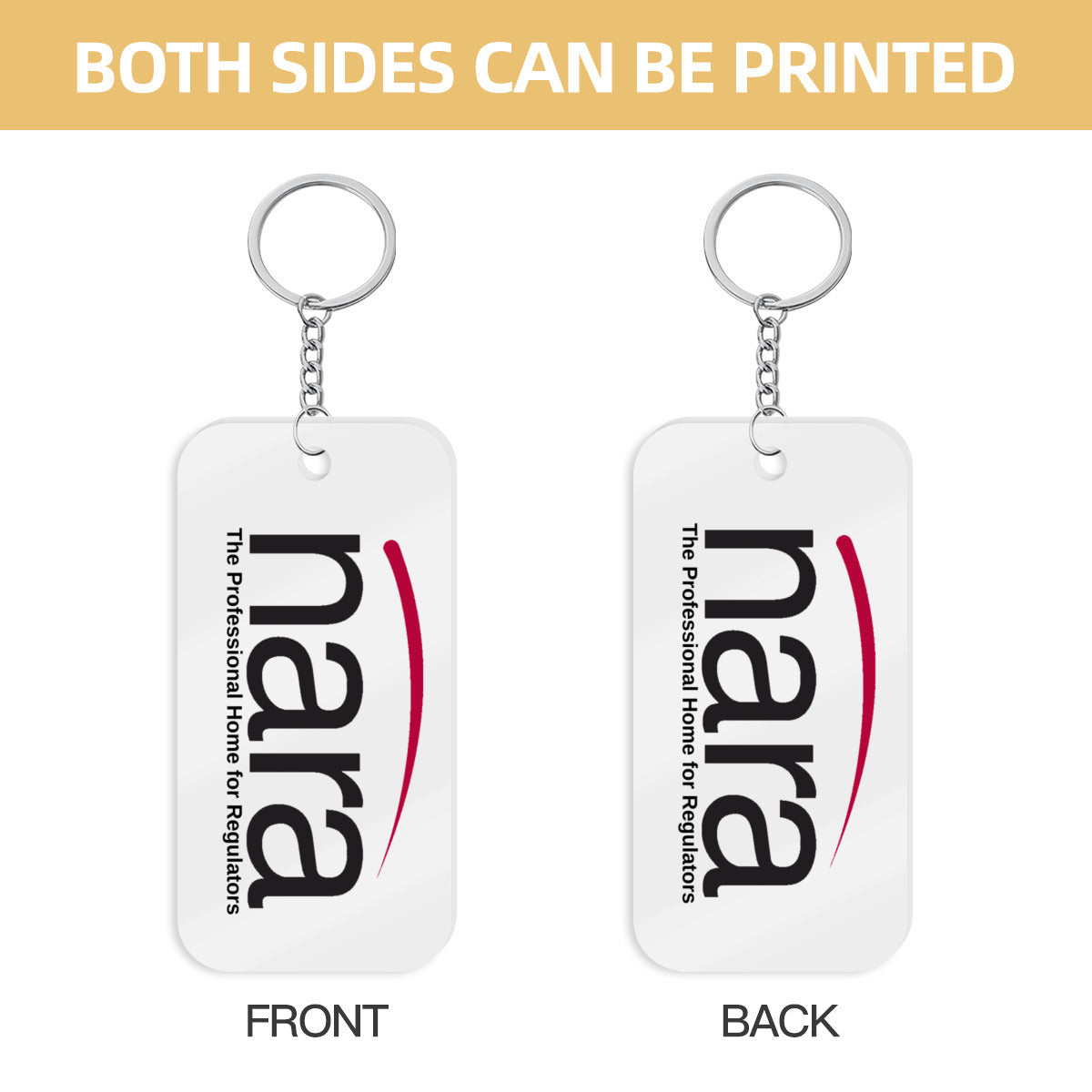 Regulator's Precision Double-Sided Acrylic Keychain - NARA OG