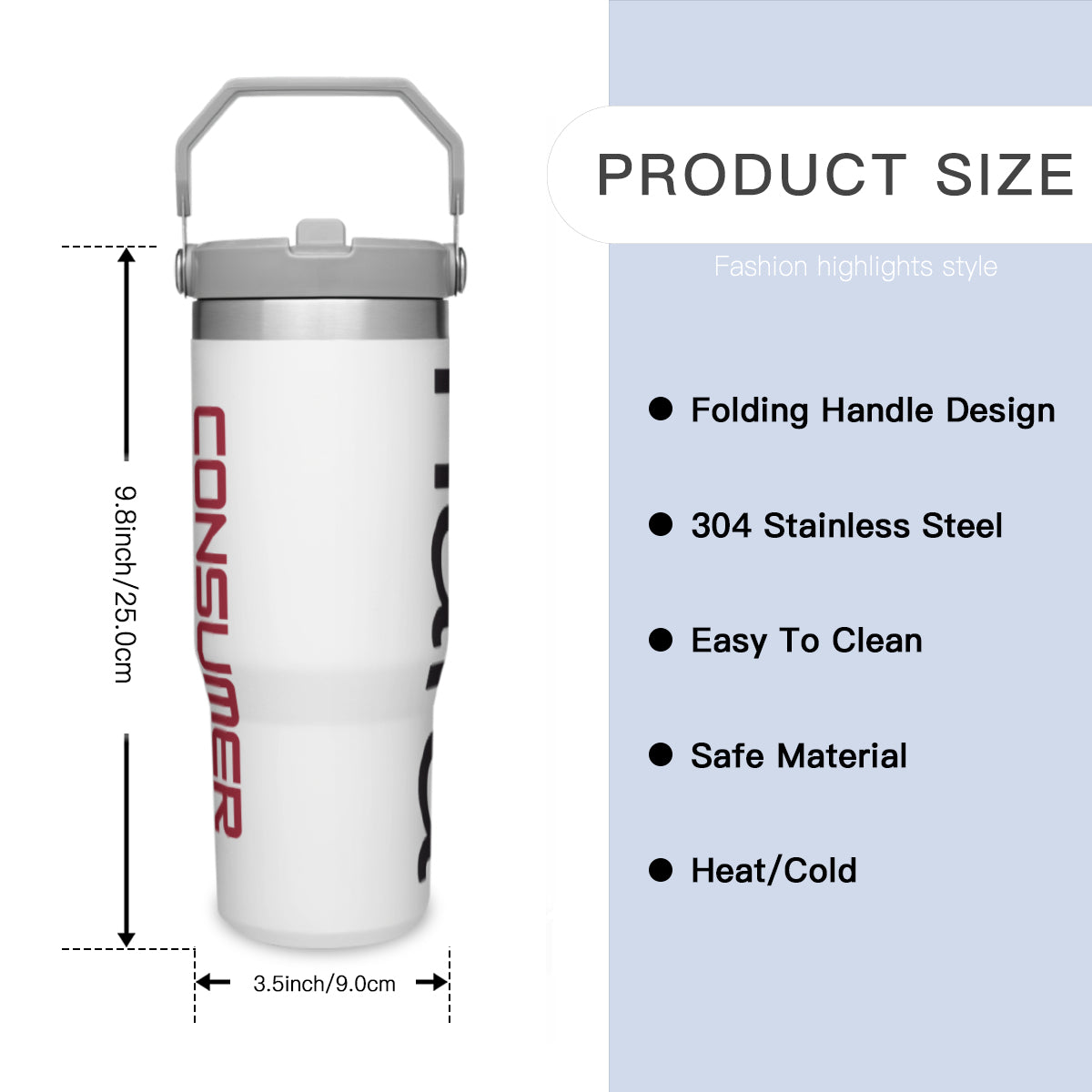 Regulator's Refresh Stainless Steel insulated water bottle - Consumer Protection Through Prevention