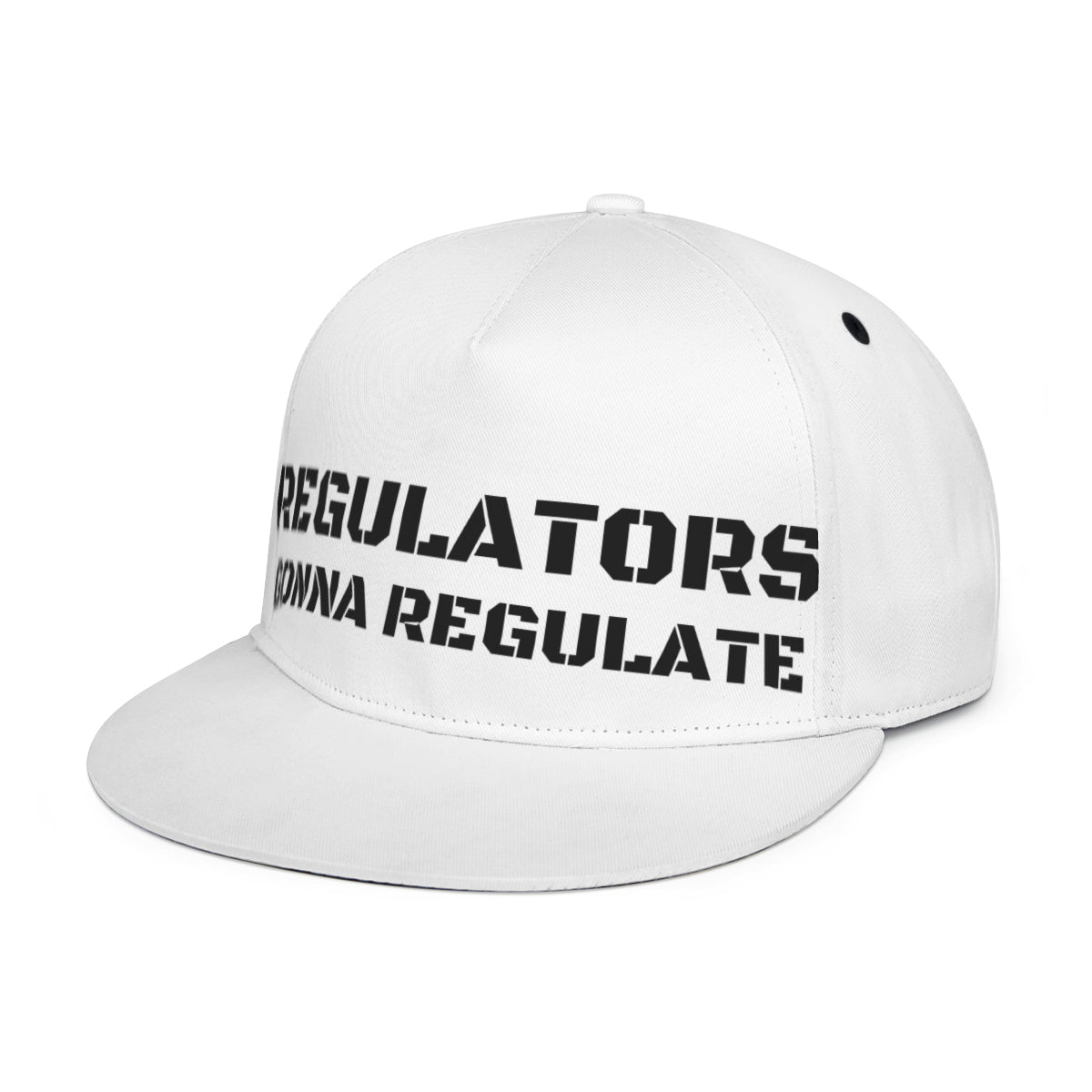 Regulator's Shield Flat Visor Brim Hat - Regulators Gonna Regulate