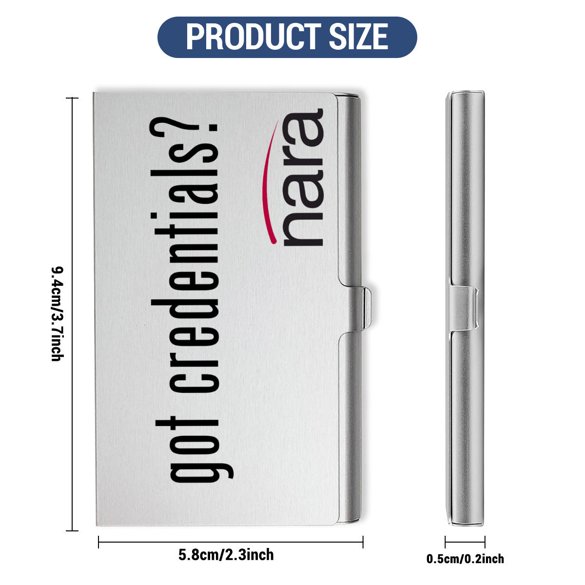 Regulator's Essential Aluminum Alloy Business Card Holder - got credentials?