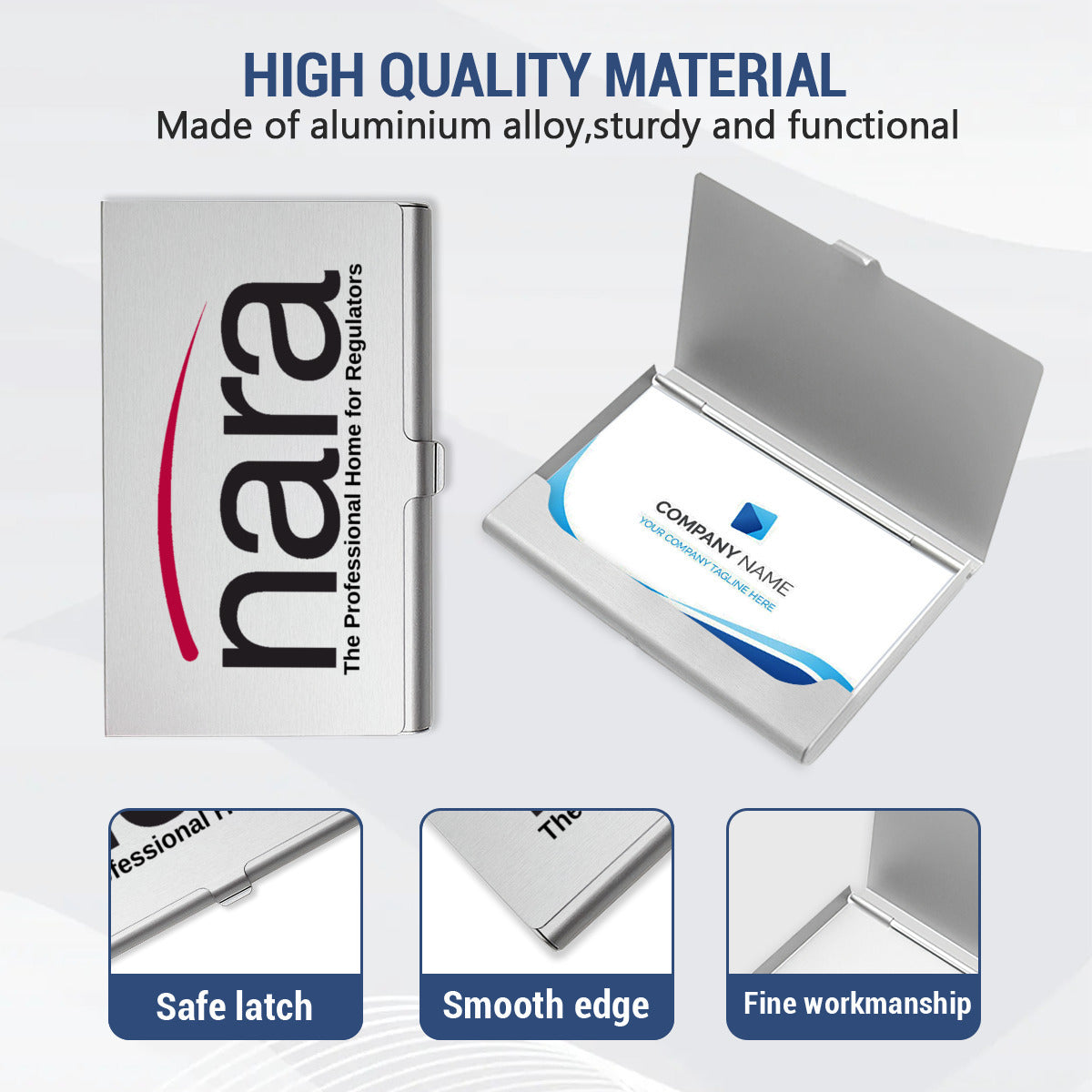 Regulator's Essential Aluminum Alloy Business Card Holder - NARA OG