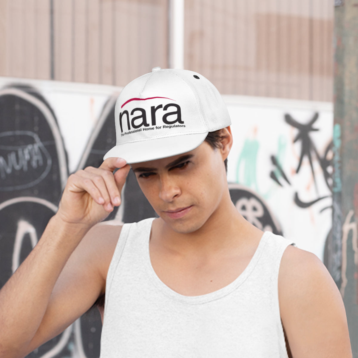 Regulator's Shield Flat Visor Brim Hat - NARA OG