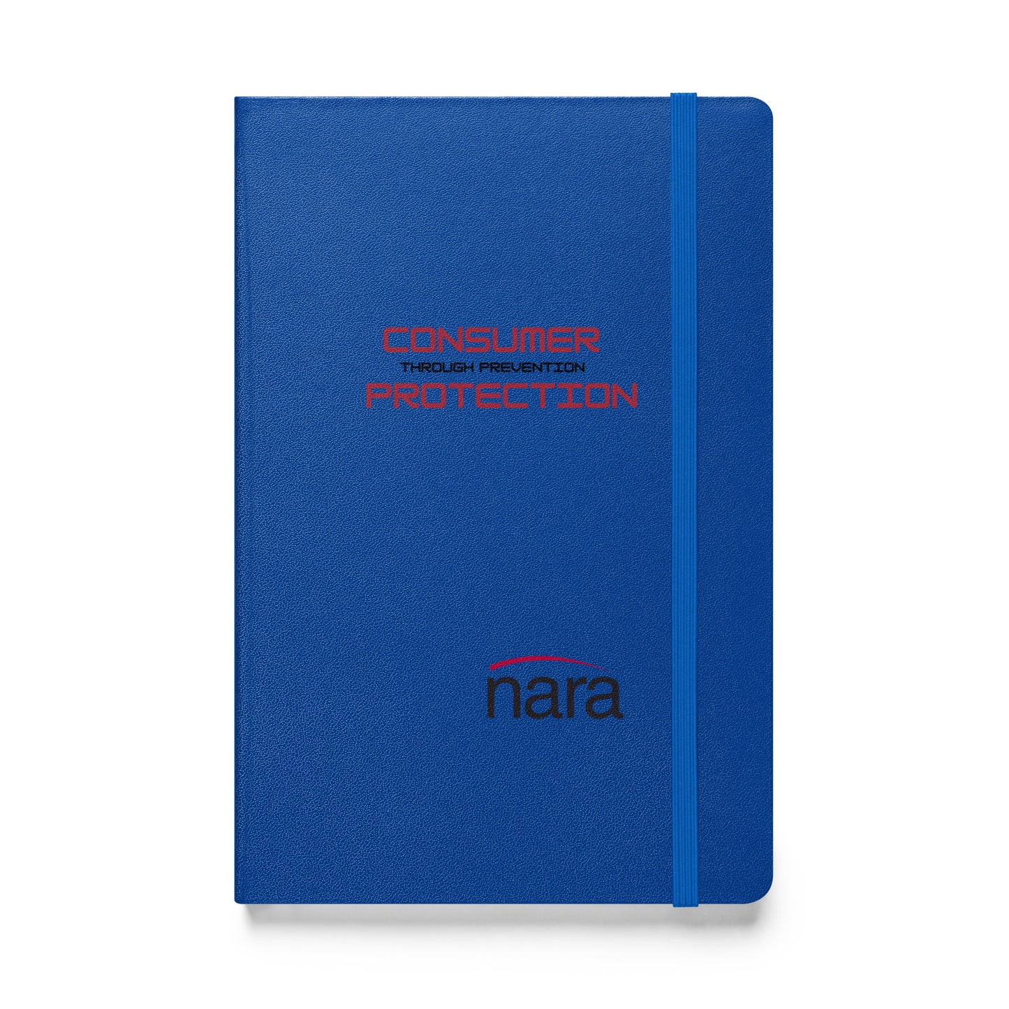 Code Keeper Hardcover bound notebook - black text - Consumer Protection Through Prevention