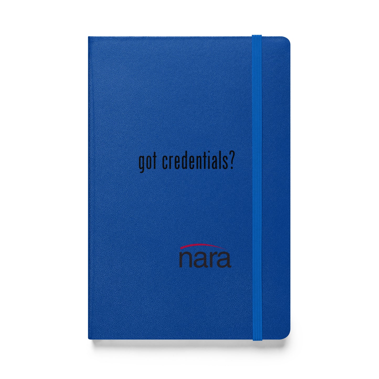 Code Keeper Hardcover bound notebook -  black text - Got Credentials?