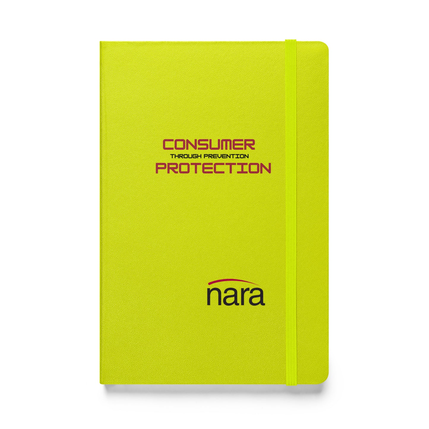 Code Keeper Hardcover bound notebook - black text - Consumer Protection Through Prevention