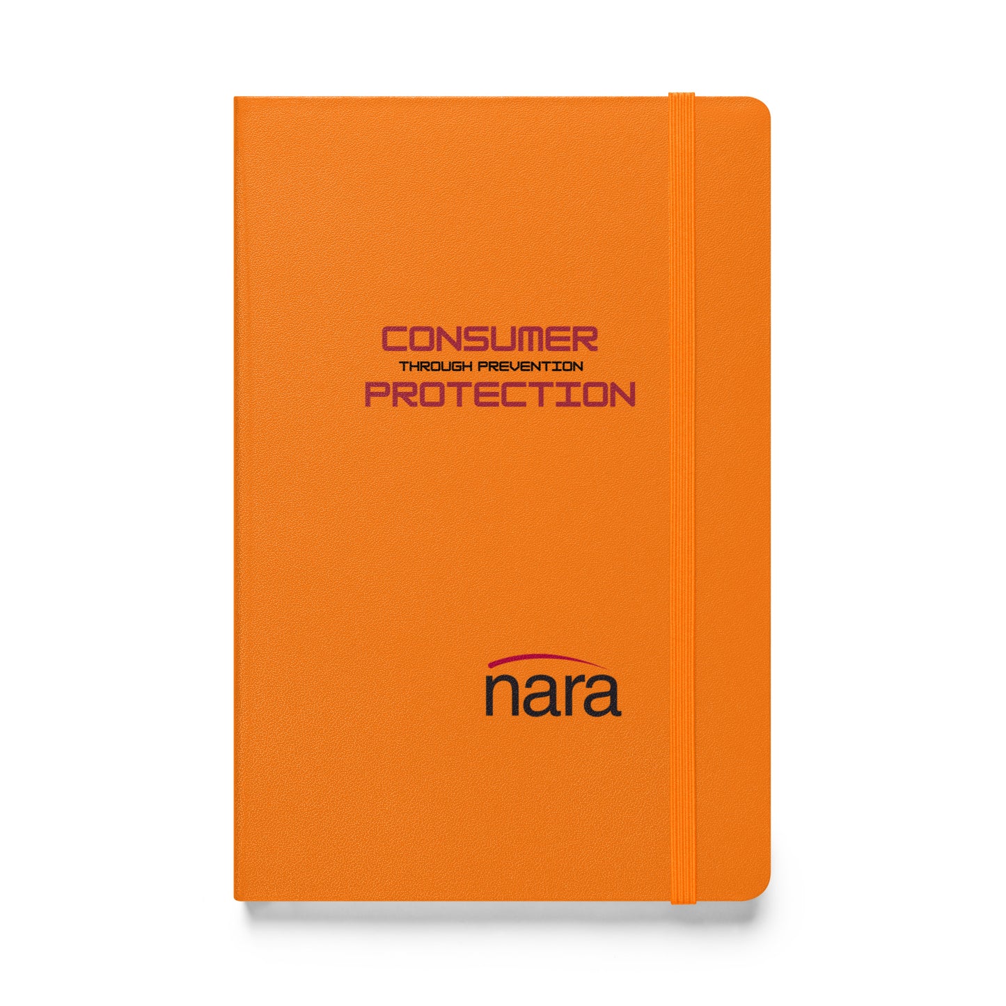 Code Keeper Hardcover bound notebook - black text - Consumer Protection Through Prevention