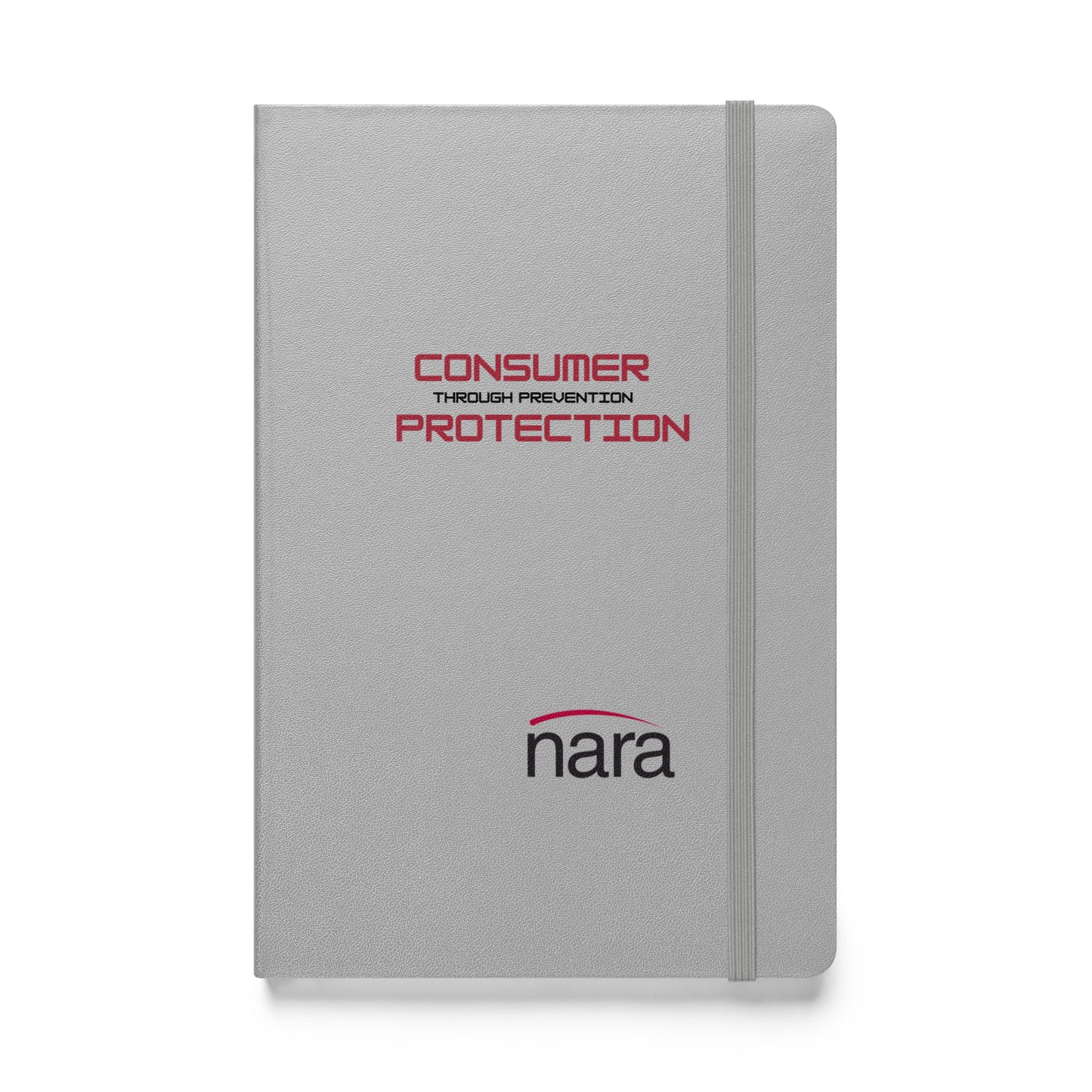 Code Keeper Hardcover bound notebook - black text - Consumer Protection Through Prevention