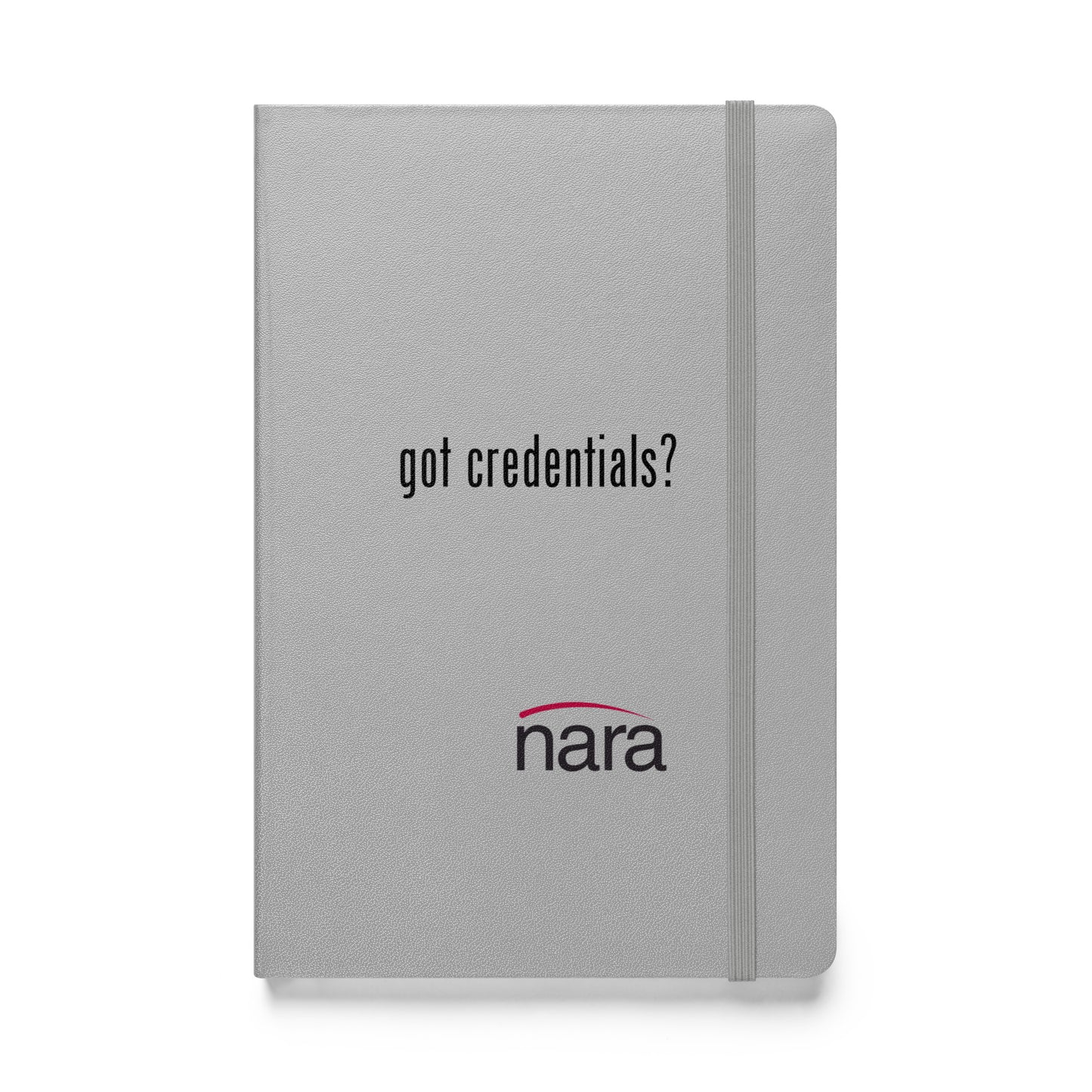 Code Keeper Hardcover bound notebook -  black text - Got Credentials?