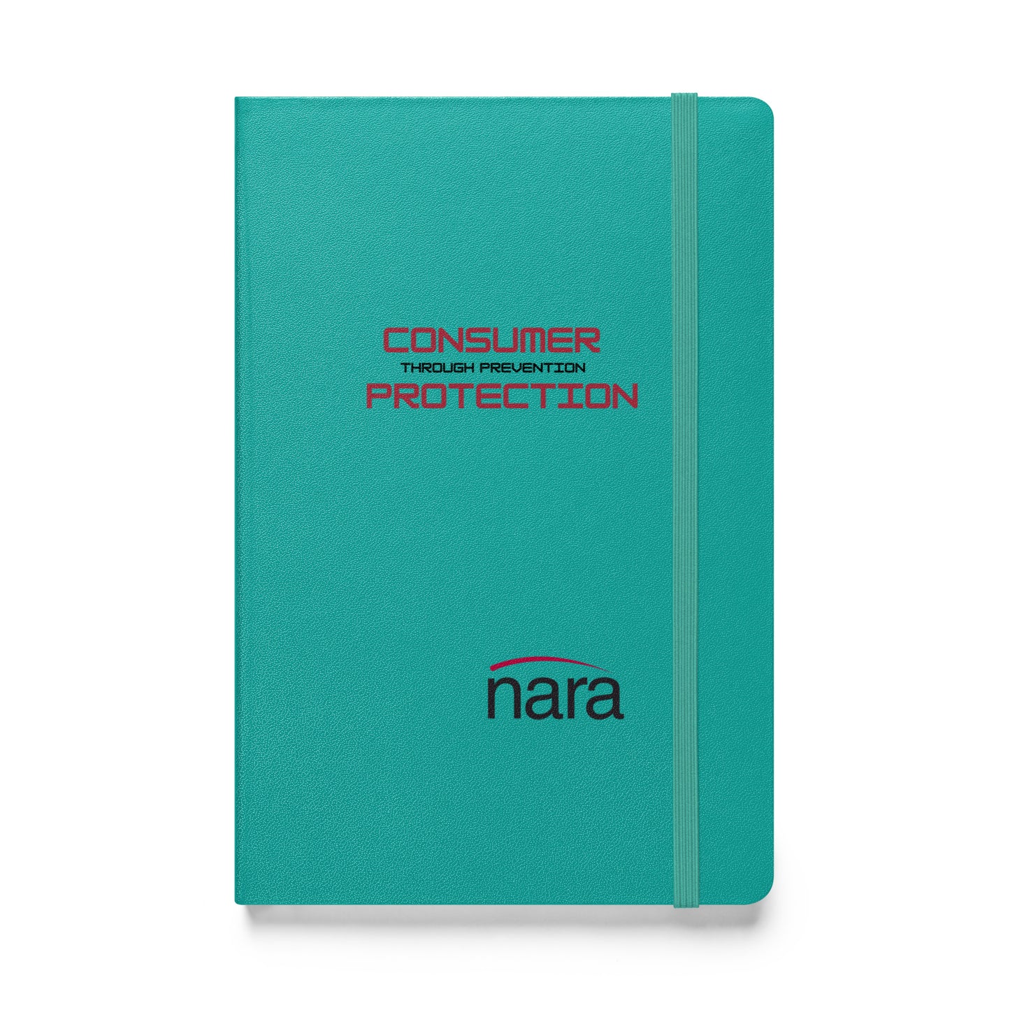 Code Keeper Hardcover bound notebook - black text - Consumer Protection Through Prevention