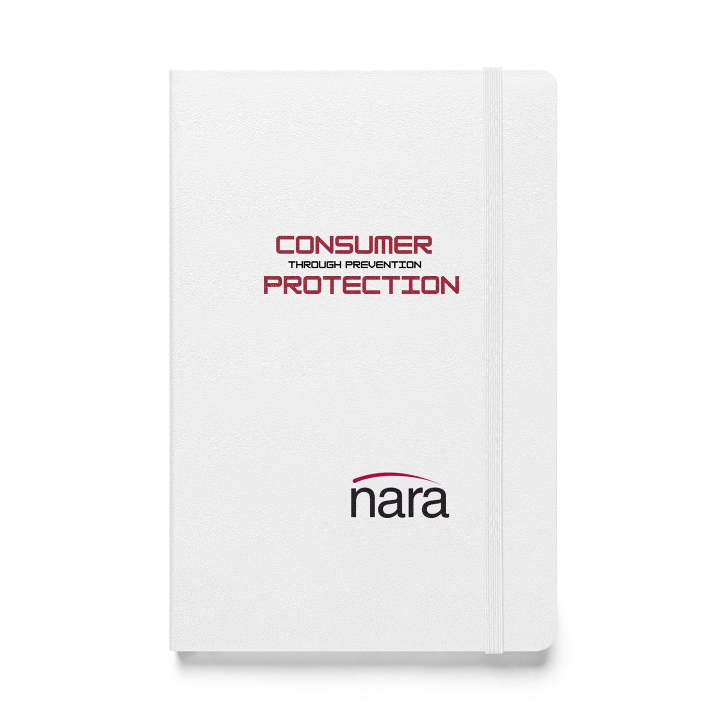 Code Keeper Hardcover bound notebook - black text - Consumer Protection Through Prevention