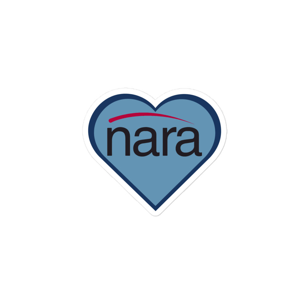 Regulator's Mark Bubble-Free Vinyl Stickers - Heart NARA