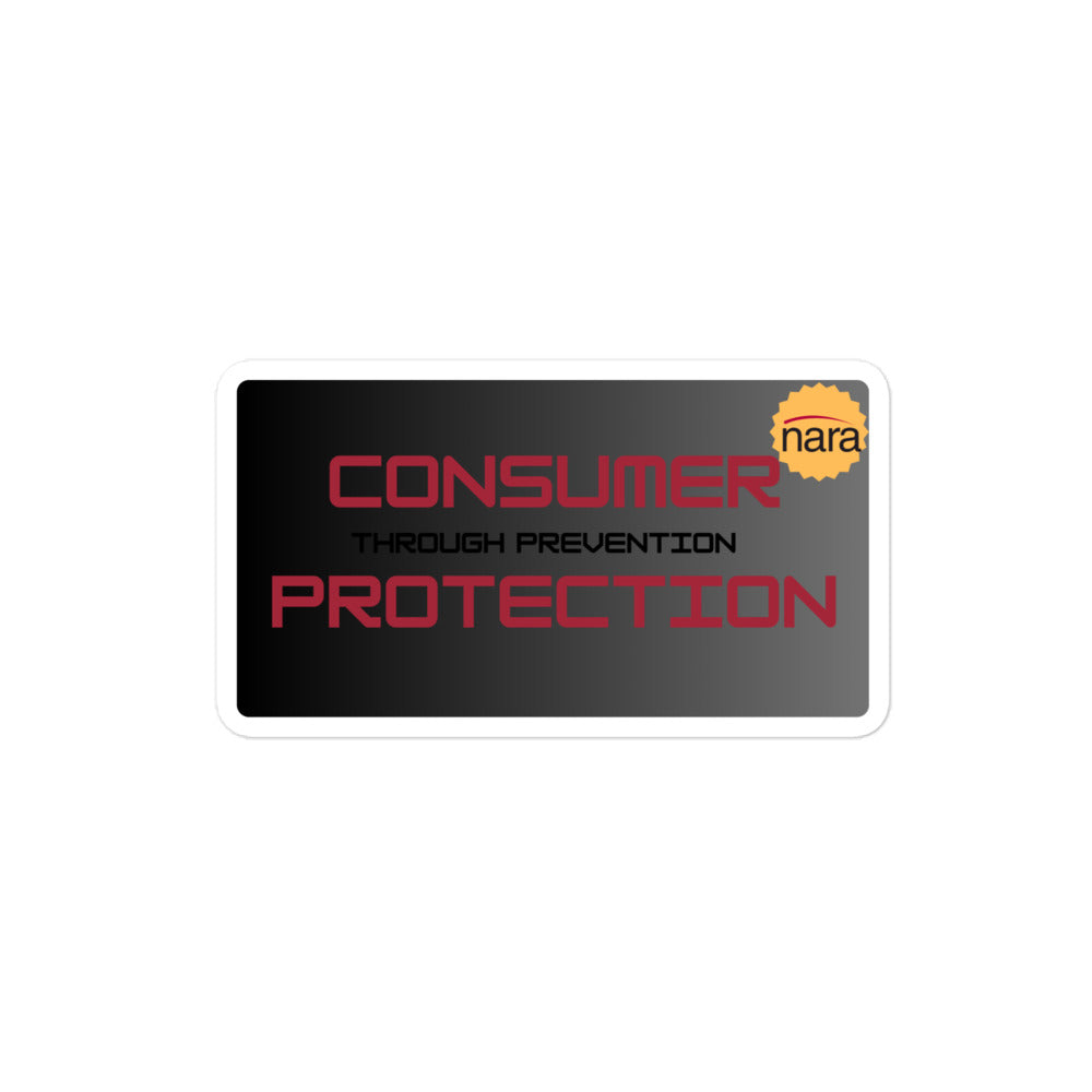 Regulator's Mark Bubble-Free Vinyl Stickers - Consumer Protection Through Prevention