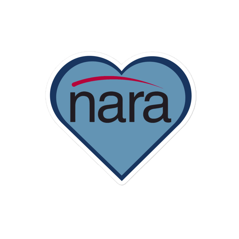 Regulator's Mark Bubble-Free Vinyl Stickers - Heart NARA