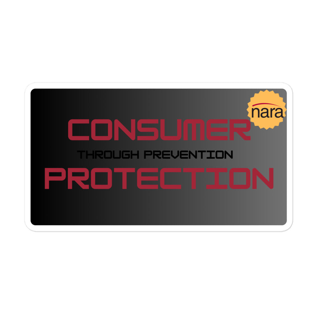 Regulator's Mark Bubble-Free Vinyl Stickers - Consumer Protection Through Prevention