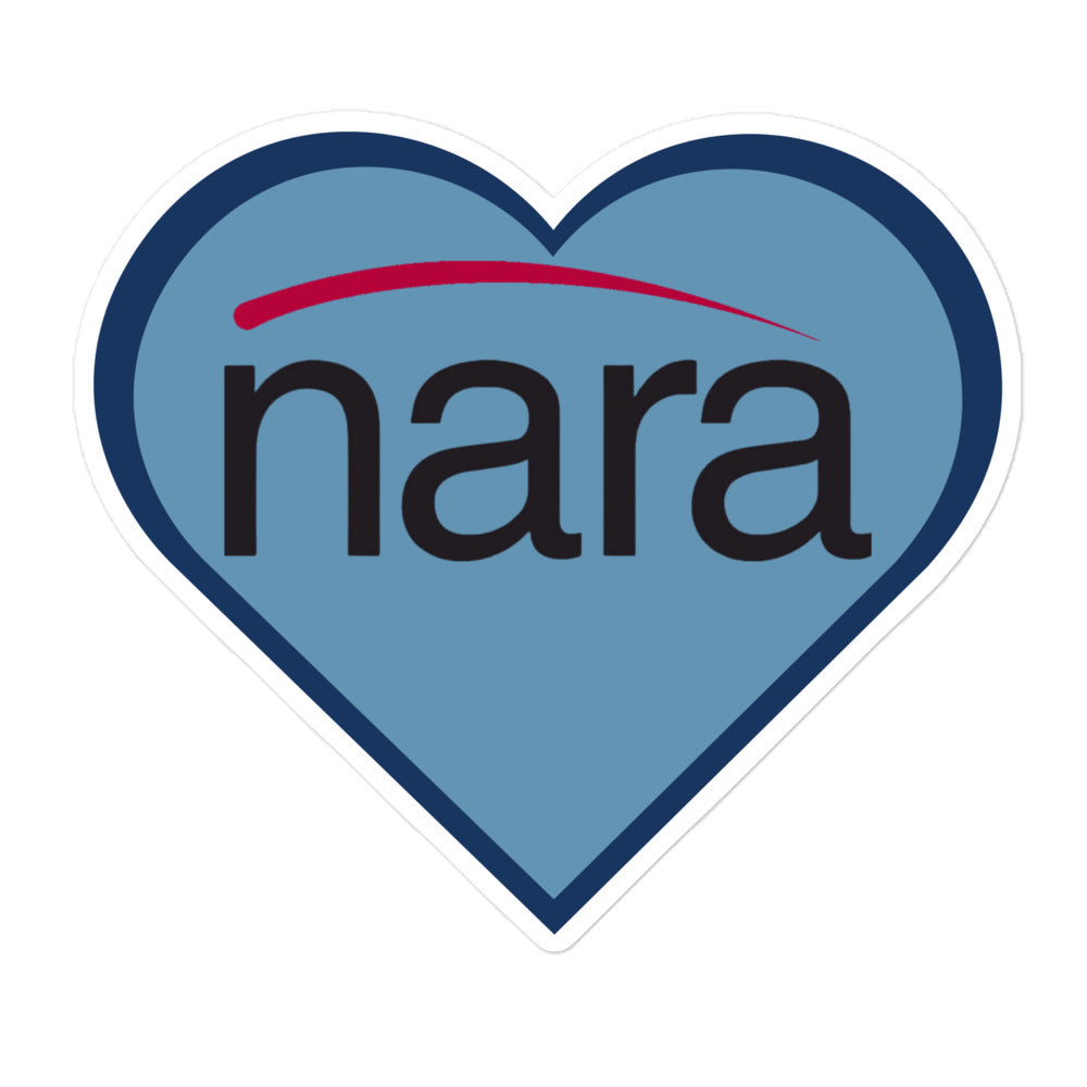 Regulator's Mark Bubble-Free Vinyl Stickers - Heart NARA