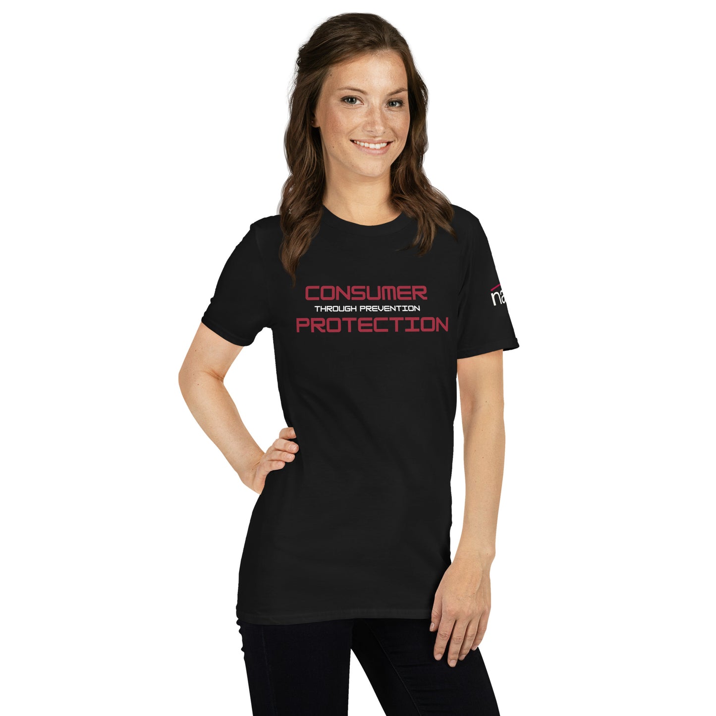 Compliance Commander T-Shirt (W) - white text - Consumer Protection Through Prevention