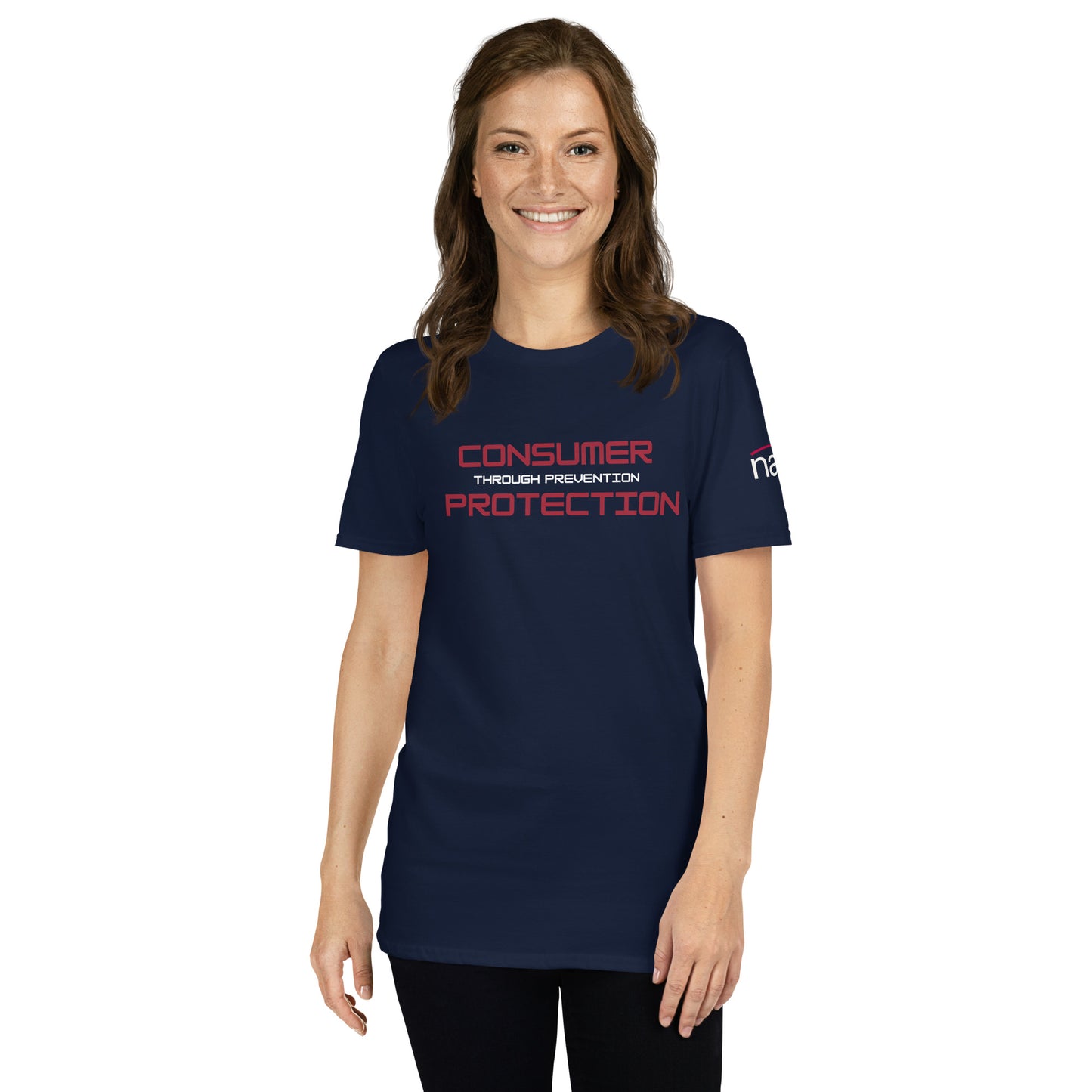 Compliance Commander T-Shirt (W) - white text - Consumer Protection Through Prevention