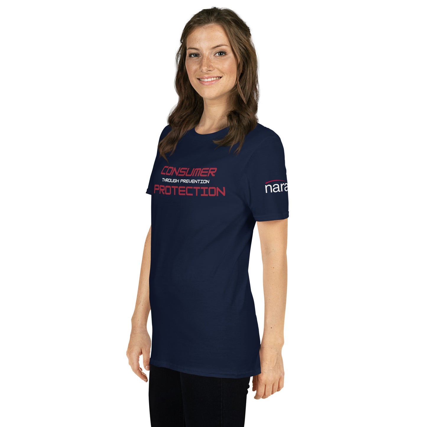 Compliance Commander T-Shirt (W) - white text - Consumer Protection Through Prevention