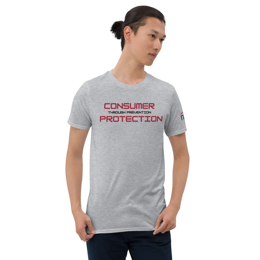 Compliance Commander T-Shirt (M) - black text - Consumer Protection Through Prevention