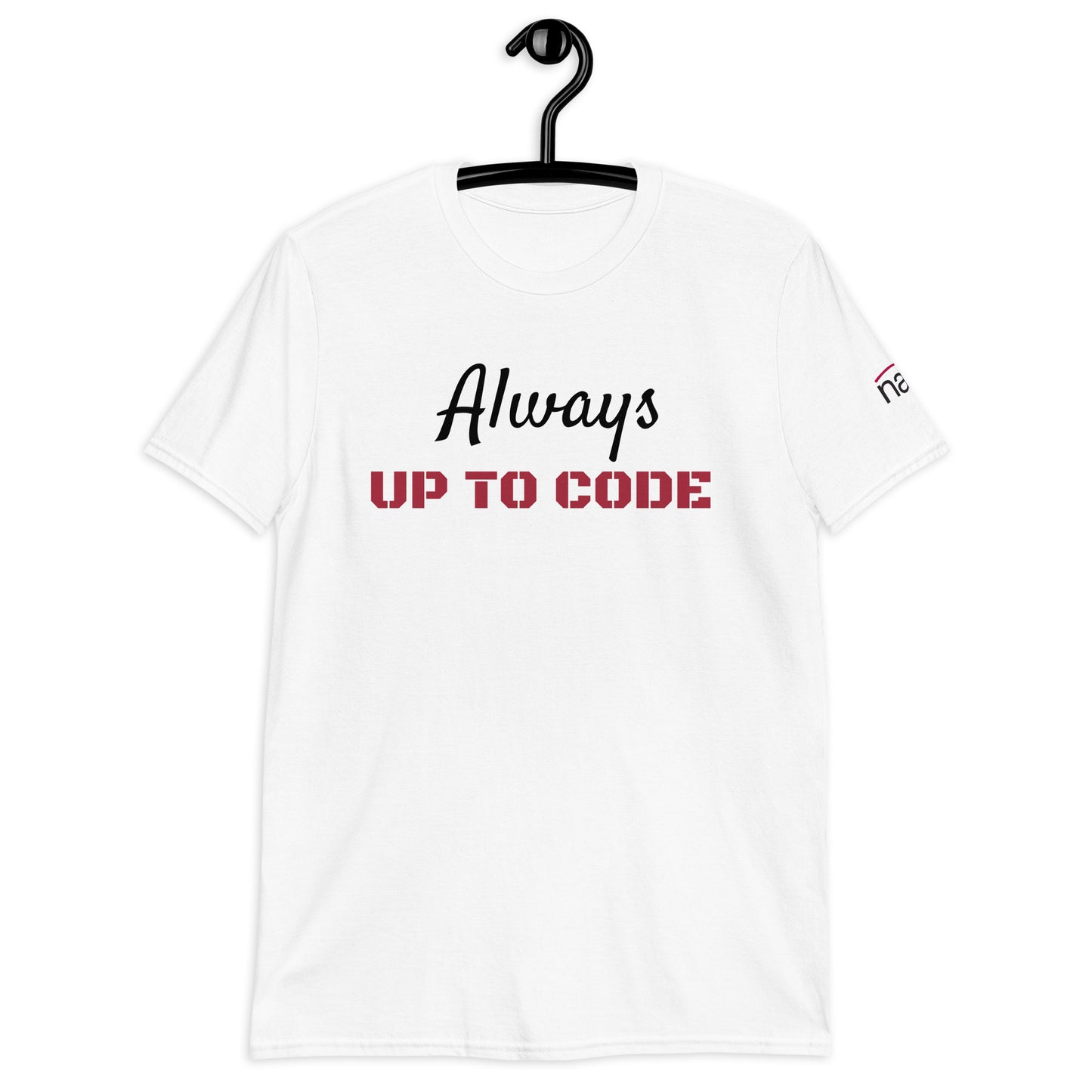 Compliance Commander T-Shirt (W) - black text - Always up to Code